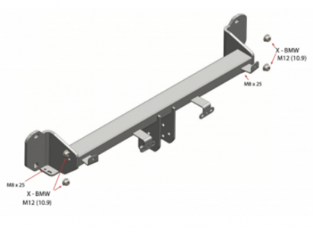 Оригинальный фаркоп WESTFALIA 303500600001 для BMW 3ER G20/G21 11/18- A40V от магазина ФаркопРос